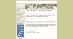 Desktop Screenshot of falconsleepcenter.org